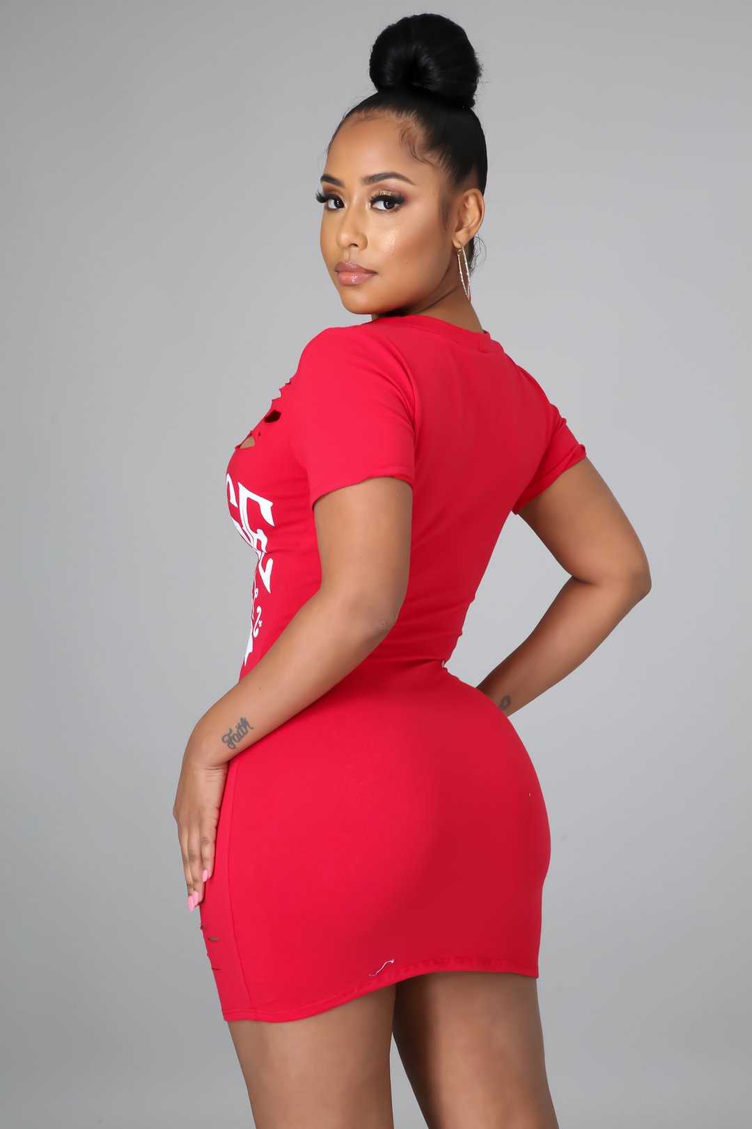 Catching Feelings - Mini Dress Red Glitz Fashion Star Boutique Catching Feelings - Mini Dress Red Glitz Fashion Star Boutique