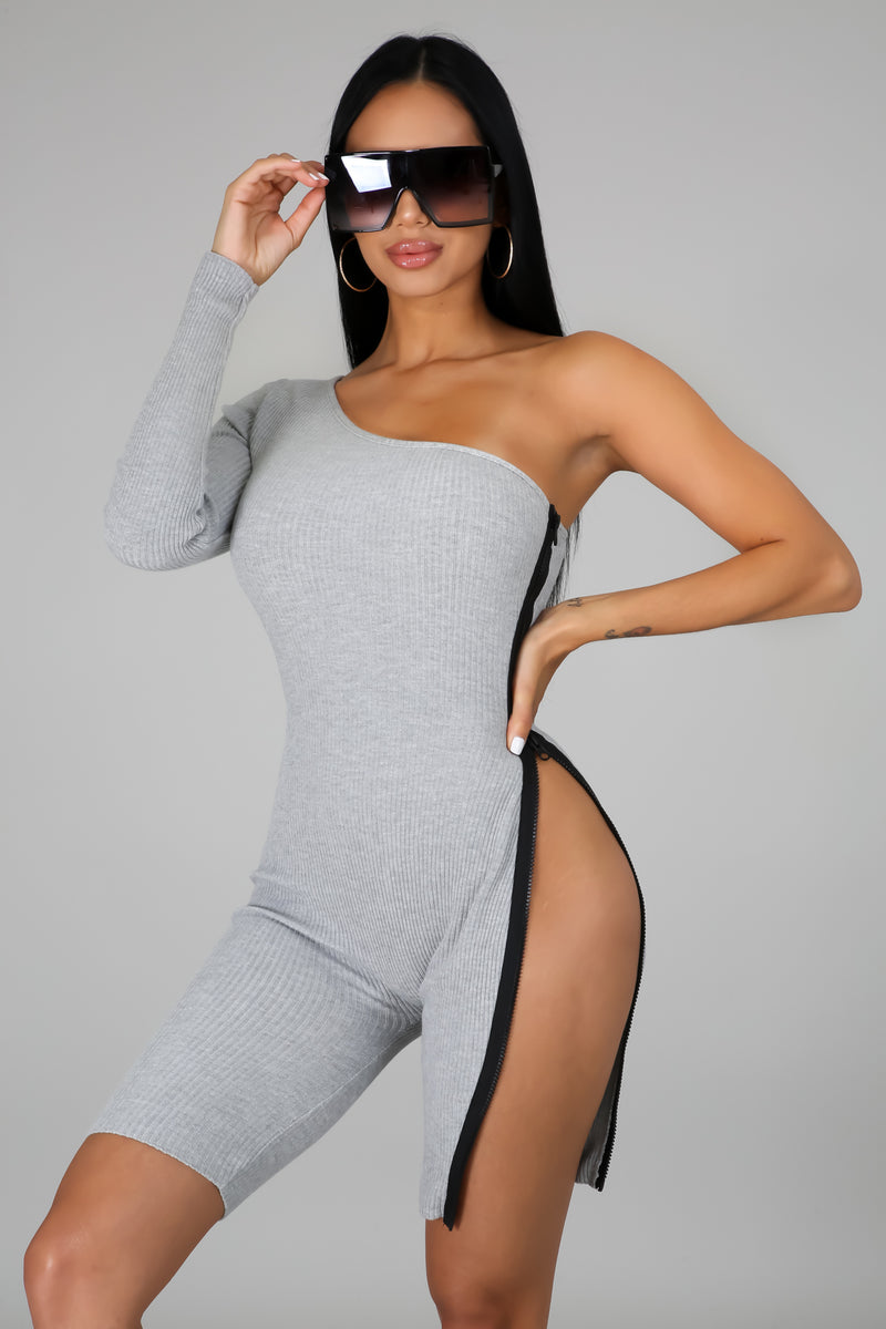 Ciara Zip Up Romper